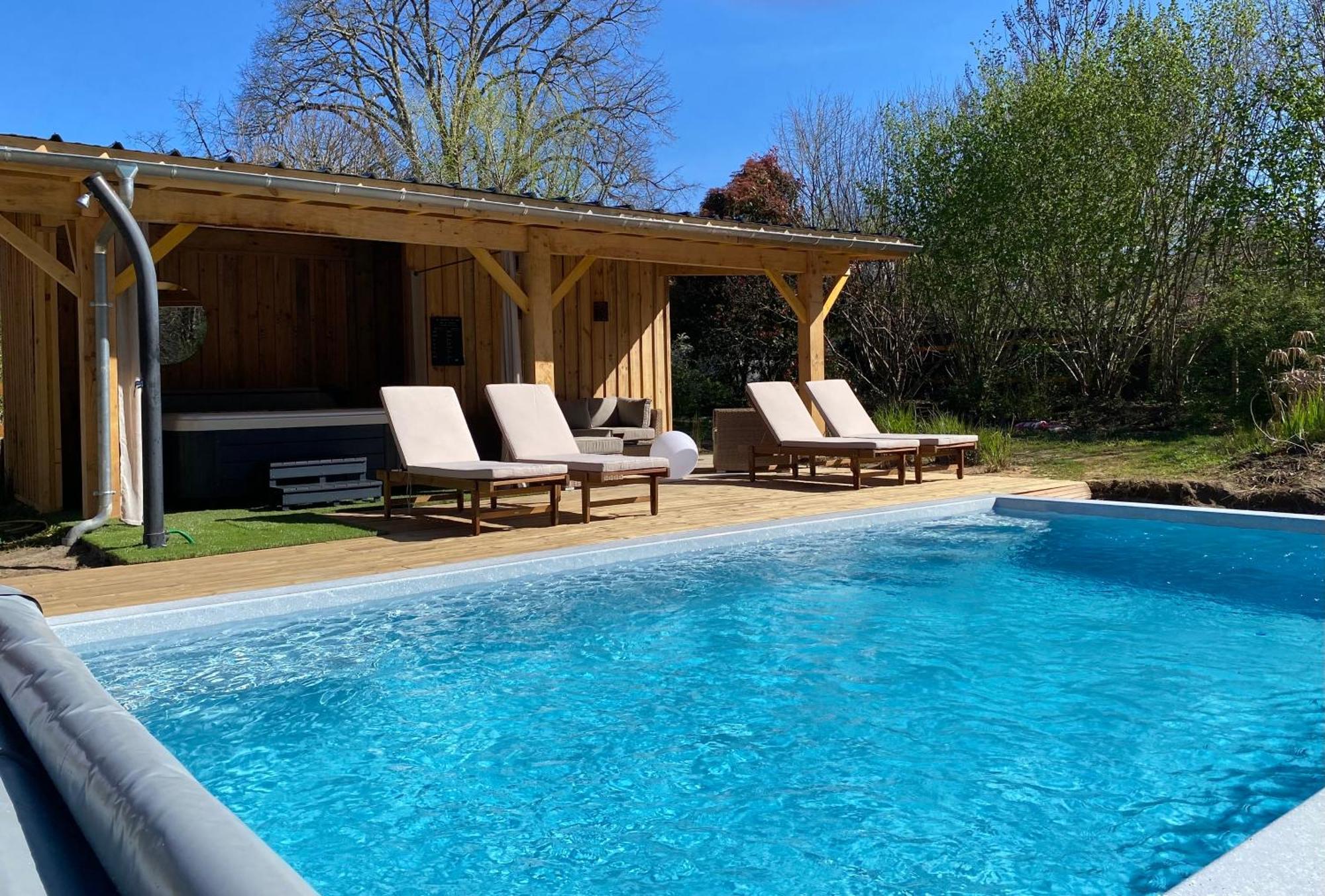 Gites & Spa De Charme " Ploum" Pouydesseaux Eksteriør billede