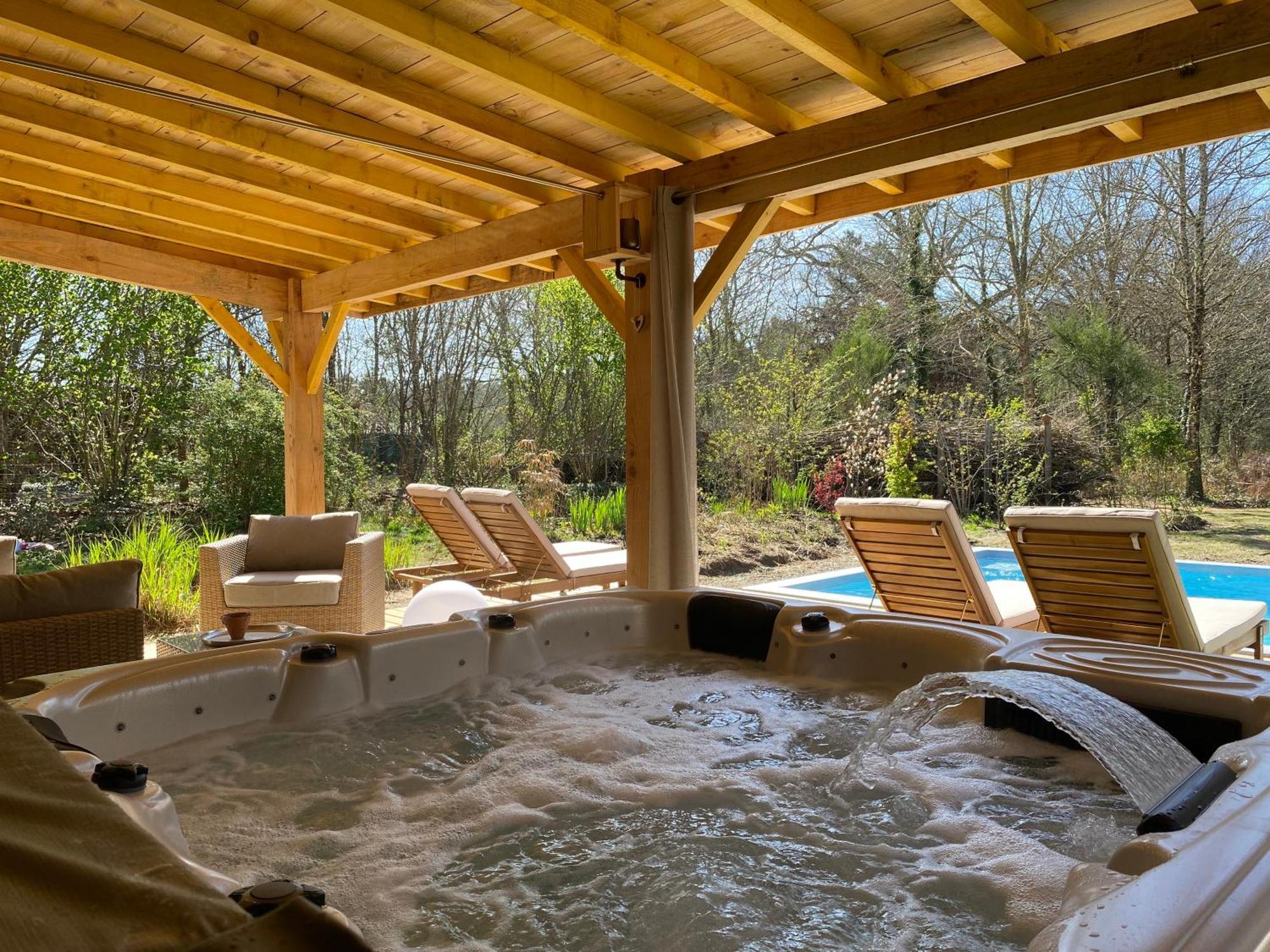 Gites & Spa De Charme " Ploum" Pouydesseaux Eksteriør billede