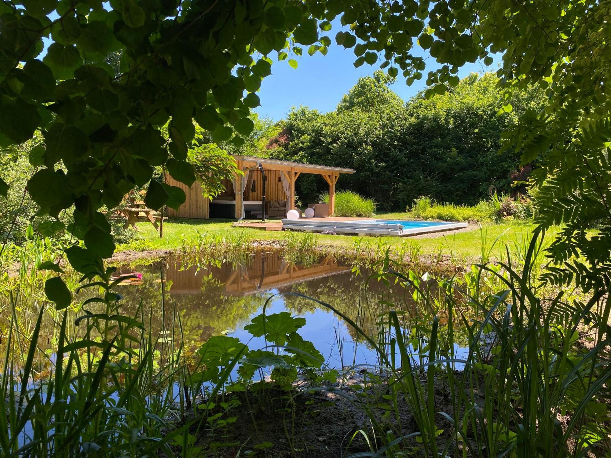 Gites & Spa De Charme " Ploum" Pouydesseaux Eksteriør billede
